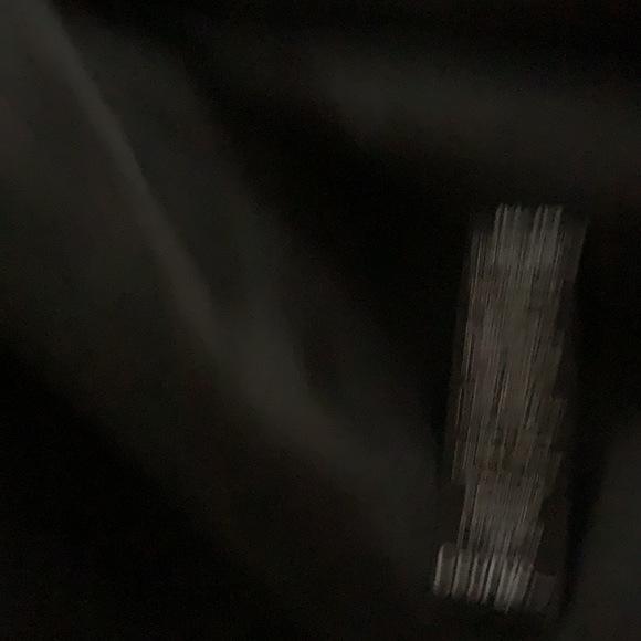 Black faux leather biker style jacket for women size M - Picture 10 of 11